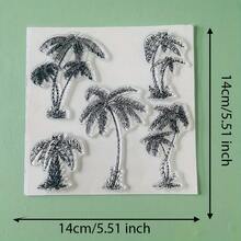 Stempel Silikon Pohon Transparan, Pola Lanskap Hutan Klasik, Segel Karet Transparan untuk Kerajinan Dekoratif DIY, Scrapbooking, Jurnal, Pembuatan Kartu - DS-1 - View 15