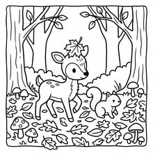 GDTME Autumn Paper Cutting: Children's Coloring Book, 24 Pages Of Cute Simple Window Flower Doodles, Easy To Color, Relaxing Entertainment, Suitable Birthday Gift, Unique Back To School Stationery, New Year And Christmas Gift, 20x20cm, Hana Design - Autumn Paper Cutting - View 2