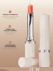 FEOTZNW Essential Oil Moisturizing Anti-Wrinkle Color-Changing Lipstick, One Swipe Color Change For Radiant Complexion, Fades Lip Lines With Long-Lasting Hydration, Women's Lip Balm, Lipstick Gift For Her - 02 - 02#Orange - View 3