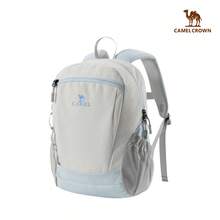 CAMEL CROWN 可折疊大容量旅行後背包，短途旅行健身收納袋 - 冰川藍 - 查看 2