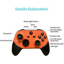 1 Set Retro Game Console, Built-In 20,000 Games, 30+ Emulators, Dual Game Controllers, 2-Player Retro Game Console, Plug And Play TV Game Console, Classic Video Games, Arcade Game Console With RGB Lights And 3D Joystick - View 10