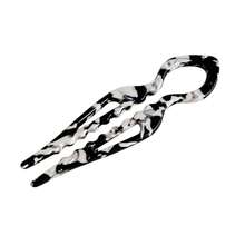 Acetate U-Shaped Double-Prong Hair Stick, Women's Daily Bun Fixing Hair Accessory - Multicolor - View 26