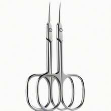 4/2/1-Piece Set Of Stainless Steel Fine Curved Blade Cuticle Scissors, Used For Trimming Eyebrows, Eyelashes And Dry Skin, As Well As Manicure Tools - Multicolor - View 12