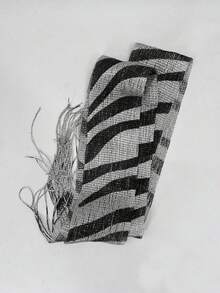 1pc Tassel Shiny Zebra & Leopard Print Scarf, All-Season Versatile Multi-Use Party Evening Dress Ribbon Long Scarf - Zebra and Leopard Print Style - View 18