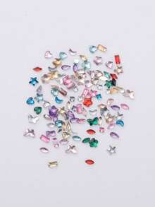 12-Piece Mini Resin Irregular Tooth Decor Set, Creative DIY Jewelry Tooth Gemstones, Suitable For Party And Holiday Accessories - Multicolor - View 6