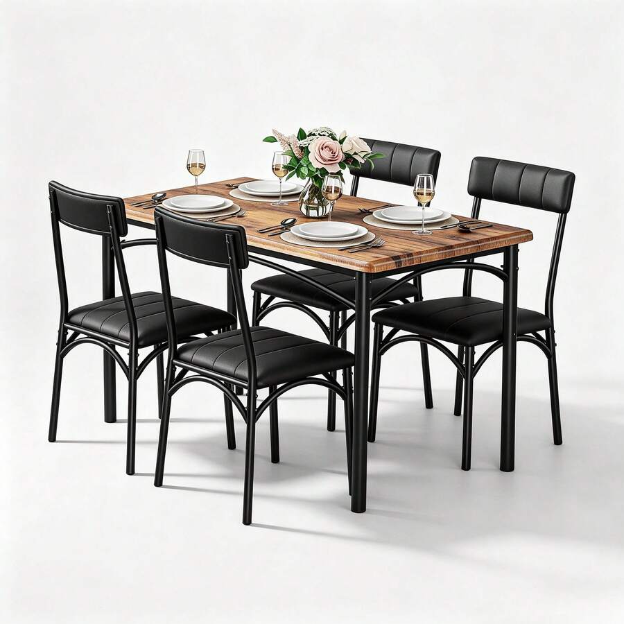 Dining Table & Chair Sets - Grey - View 1