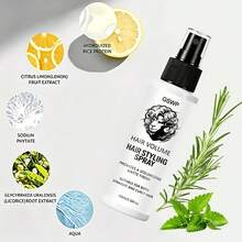 GSWP Matte Volumizing Styling Spray, Memperbaiki Rambut Kusut dan Berminyak, Menghaluskan Rambut Kusut, Menjaga Bentuk Gaya Rambut Anda Agar Tidak Berantakan, Tidak Berminyak dan Tidak Mengkilap, Cocok untuk Rambut Lurus dan Keriting Unisex. 100ml - 100 ml - View 7