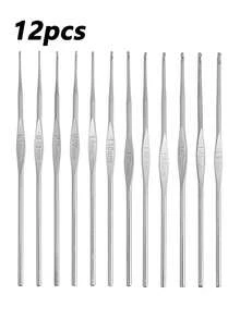 1 Set Crochet Kit, Includes Storage Box, Crochet Hooks And Crochet Accessories, Suitable For Crochet Crafts, Multiple Sizes Of Crochet Hooks Can Make Scarves, Coasters, Sweaters, Etc., Suitable For Beginners And Crochet Enthusiasts - Multi-color - View 9