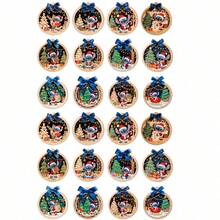 BUTTBILL Hot-Selling Recommended Stitch Theme Decorative Hanging Ornament, New Creative Christmas Decoration Wooden Stitch Pendant For Christmas Tree, Yard, Home, Party, Cute - Multicolor - View 4