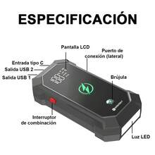 Car Jump Starter - Silver - View 2