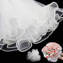1 Pack/5 Packs Wave Gauze Flower Wrapping Mesh Pleated Gauze Net - Multiple Styles - View 11