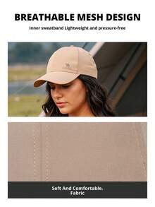 CAMEL CROWN Unisex Baseball Cap, Summer New Sun Protection Sports Tennis Hat, Face-Flattering Sun Hat - Coconut Shell - View 2