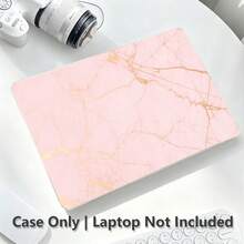 1pc Pink Marble Pattern UV Printed Laptop Protective Case, Minimalist Lightweight Durable Protective Shell Compatible With 13 Inch Neo Laptop A3404 Model/ Air Pro 13.3 13.6 14.2 15.3 16.2 Inch/ Matebook D14/D16 - View 7