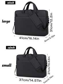 Shock-Proof Design, Unisex Briefcase, 2 Colors Available, 2 Sizes Fit 14-Inch And 16-Inch Laptops, Suitable For Travel And Commute - Laptop Bag - View 7