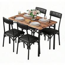 Dining Table & Chair Sets - Grey - View 6