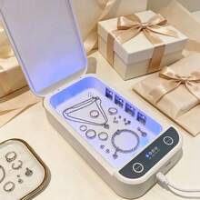 Portable UV Light Storage Box, Multifunctional Nail Tool Organizer, Household Small UV Cleaning Box For Manicure Tools, Phone, Jewelry - White - View 7