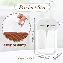Clear Spray With Funnel Portable Pocket Perfume Bottle Essential Perfume Hand Sanitizer Sub-Packing Bottle Leak-Proof Container Travel Accessories - Clear - View 2