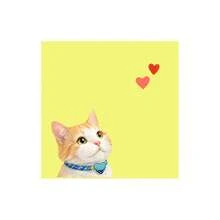 3pcs Cross-Border Cartoon Cat Sticky Notes, Memo Pad Stickers, Adhesive Removable Reusable - Random - View 4
