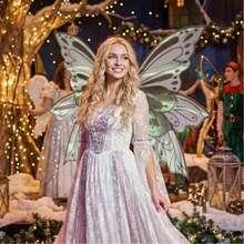 Fairy Wings For Adult - Butterfly Wings For Women Mother Nature Costume Woodland , Halloween Costume Accessories And Props - A - View 4