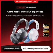 Headphone Bluetooth Over-Ear Acer OHR666: Kualitas Suara Tinggi, Desain Bergaya, Mode Gaming, Daya Tahan Baterai Lama, Latensi Nirkabel Rendah - View 5