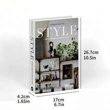 3 Sets Paper Aesthetic Decorative Books, Coffee Table Books Decor - Faux Decorative Books For Decoration - Home Desktop Decor - Bedside Table Decor - Home Bookshelf Decor - one-size - View 8