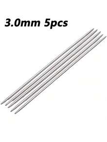 5pcs 20CM Stainless Steel Double-Ended Straight Knitting Needles 2-5MM Suitable For Sweater Knitting Projects - Multi-color - View 10