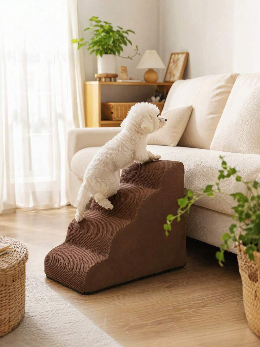 2/3/4/5-Level Stepped Pet Cat And Dog Stairs, Detachable And Washable, Suitable For Living Rooms And Bedrooms, Suitable For Small, Medium, Large And Elderly Dogs And Cats
