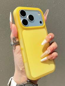 Matte Skin-Friendly Jelly Soft Phone Case Compatible With Iphone 17 Pro Max 17 Pro 17 16 15 14 13 Ultra-Thin Liquid Silicone Shockproof Protective Back Cover - Sunflower - View 2