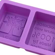 Xingfushu Decorative Embossed Pattern Reusable Flexible DIY Handmade Mold, Suitable For Customized Handmade Soap Making - Multiple Styles - View 5