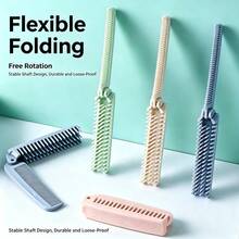 Bộ 2/3/4 chiếc lược tóc gấp gọn di động, lược mini hai đầu răng dày chống tĩnh điện và lược massage đệm khí, dụng cụ tạo kiểu tóc cho tóc thường, đồ dùng cần thiết cho sinh viên ở ký túc xá, dùng hàng ngày và du lịch - Nhiều màu - Xem 1