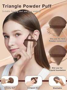 This Makeup Brush Set Includes Eyeshadow Brush, Eyebrow Brush, Foundation Brush, Powder Brush And Highlighter Brush. It Is Perfect For Daily Makeup, An Excellent Gift, And Can Create A Professional And Exquisite Makeup Look. - Coffee Brown - View 5