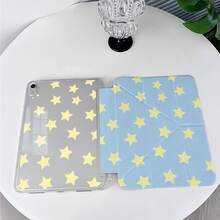 1pc Smart Flip Tablet Protective Case With Pen Slot, Auto Sleep/Wake, Compatible With IPad 9.7/10.2/10.9, 7th/8th/10th Gen, Air 2/4/5, Pro 11, Air 11/13 M3 2025, 11 A16 2025, Compatible With Galaxy Tab S10+/S9/A9, Compatible With Xiaomi, Compatible With OPPO Pad, Compatible With Huawei MatePad, Compatible With Honor Tablet - Multicolor - View 2