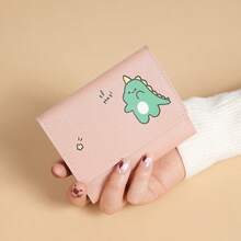 Minimalist Short Women's Wallet Student Ticket Holder Multifunctional Card Holder Coin Purse Tri-Fold Ultra-Thin Smooth Surface Wallet, Clutch Purse - Multicolor - View 18