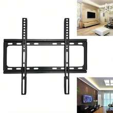 1 Ultra-Slim TV Wall Mount For 26-60 Inch TVs - Low Profile Design, Max Load 50kg (110lbs), VESA 400x400mm - Securely Mount Your TV For A Stunning Visual Experience - Black - View 3