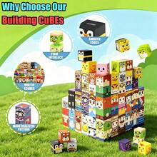 Magnetic STEM Building Blocks Set - Spark Your Child's Creativity! Build, Stack And Create - Enhance Color Perception And Imagination Through DIY Games. Perfect For Family Game Night, Making Learning Fun. Ideal Children's Holiday Gift - Multicolor - View 1