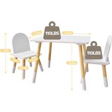 Kids Tables & Chairs - White - View 7