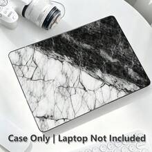 1pc Protective Case, Black And White Marble Pattern UV Printed, Laptop Protective Sleeve, Minimalist Lightweight Durable Protective Case Suitable For 13-Inch Neo Laptop Protective Case A3404 Model/ Air Pro 13.3 13.6 14.2 15.3 16.2 Inch/ Matebook D14/D16 - View 7