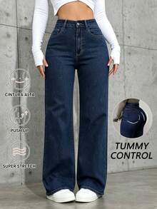 Women Jeans - Dark Wash - View 1