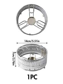 1 đế hâm trà bằng kim loại chạm khắc phong cách vintage, bếp hâm trà tròn 14cm dùng nến, phù hợp cho trà chiều tại nhà, tụ họp, sử dụng hàng ngày và trang trí bàn ăn, phụ kiện trà chiều tại nhà (không bao gồm ấm trà và nến) - Nhiều màu - Xem 13