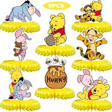 1pc/8pcs Cartoon Anime Honeycomb Desktop Decoration, Decorated With Classic Cartoon Anime Character Patterns (Balloons Not Included). Exquisite Table Centerpiece Is An Ideal Choice For Fan Gatherings, Theme Parties, Suitable For Photography Props And Fan Collectibles. An Elegant Gift For Fans And Anime Enthusiasts - View 6