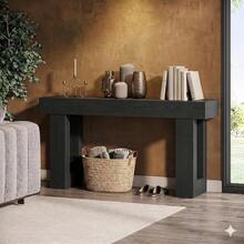 Sofa & Console Tables - Black - View 9