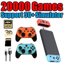 1 Set Retro Game Console, Built-In 20,000 Games, 30+ Emulators, Dual Game Controllers, 2-Player Retro Game Console, Plug And Play TV Game Console, Classic Video Games, Arcade Game Console With RGB Lights And 3D Joystick - View 1