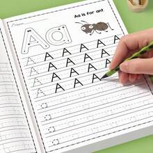 32-Page Alphabet Tracing Practice Book, Includes A To Z Letter Practice. Fun Early Writing Practice Book, Includes Drawing Pages, Magic Words, Practice Workbook And Durable English Writing Notebook, Essential For School Season. - Multicolor - View 2