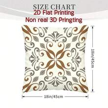 4pcs / 1pc Christmas Decorative Home Pillowcase, Suitable For Bedroom And Living Room Sofa Decorative Pillowcases, Christmas Decoration. Note: (It Is 2D Flat Printing, Not 3D Embroidery) - Multicolor - View 6