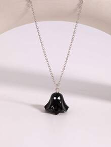 萬聖節幽靈項鍊，幽靈吊墜項鍊，哥德風幽靈項鍊飾品 - 多色9 - 查看 2