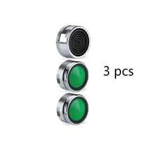 Silver Plastic Water-Saving Faucet Aerator, M24 Thread Bathroom Faucet Aerator, Replaceable Filter Mixed Nozzle, Suitable For Kitchen Sink, Polished Plastic - A - View 9