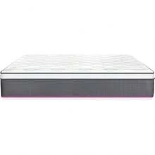 Colchón Individual Híbrido 28 cm 190x100x28 cm | Muelles ensacados + Espuma viscoelástica con Eurotop | Firmeza Media Hipoalergénico y Antiácaros | Colchón en Caja con 5 Años de Garantía | para Dormir Mejor - Blanco - Ver 12