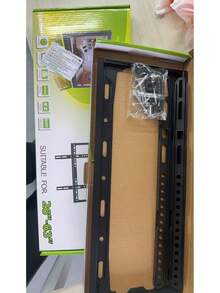 1 Ultra-Slim TV Wall Mount For 26-60 Inch TVs - Low Profile Design, Max Load 50kg (110lbs), VESA 400x400mm - Securely Mount Your TV For A Stunning Visual Experience - Black - View 7