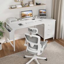 Desk And Drawer Storage - White - View 8