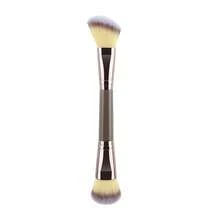 2-In-1 Double Ended Makeup Brush, Soft Fluffy Bristles, Ideal For Foundation, Eyeshadow & Concealer Application - Multicolor - View 12